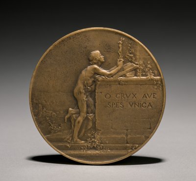 Medalje bakside, 1800-tallet. av Jules Dupré