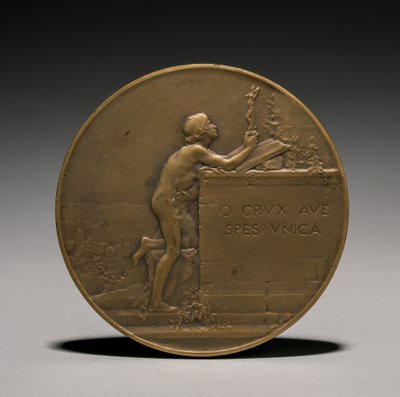Medalje bakside, 1800-tallet. av Jules Dupré