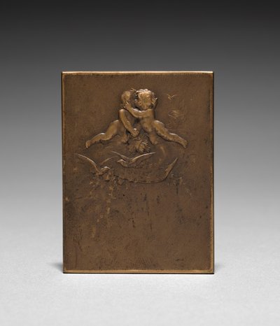 Medaljong revers. av Jules Dupré