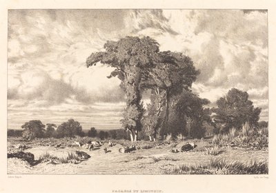 Beitemarker i Limousin av Jules Dupré
