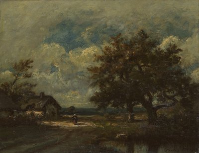 Hytta ved veikanten, Stormy Sky av Jules Dupré