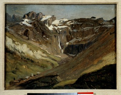 Sirkuset til Gavarnie i Pyreneene Maleri av Jules Dupre av Jules Dupré