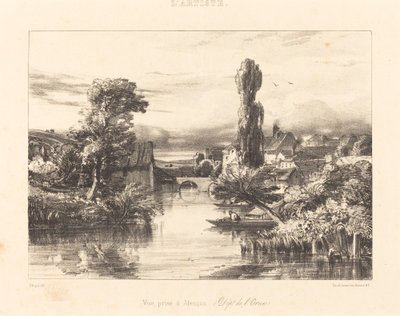 Utsikt ved Alençon av Jules Dupré