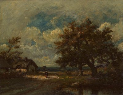 Hytta ved veikanten, Stormy Sky av Jules Dupré