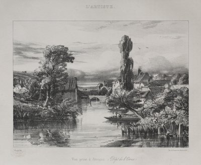 Utsikt nær Alençon av Jules Dupré