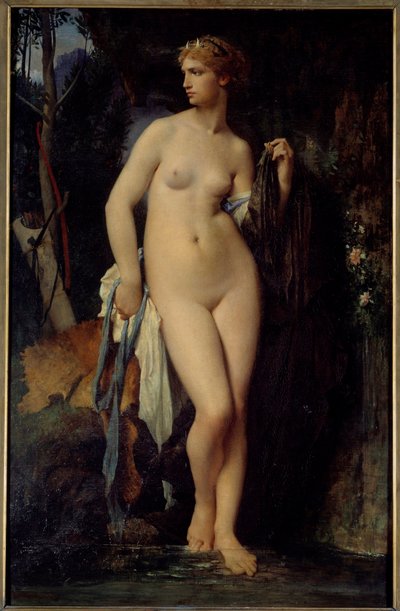 Diane-maleri av Jules Elie Delaunay (1828-1891) 1872 Søn. 1,47x0,94 m Paris, musee d