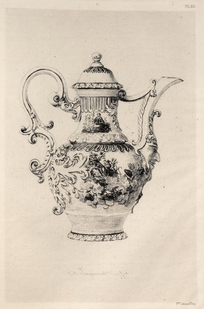 History of the Ceramic Art: A Descriptive and Philosophical Study of the PotteryPlate XII, 1877. av Jules Ferdinand Jacquemart
