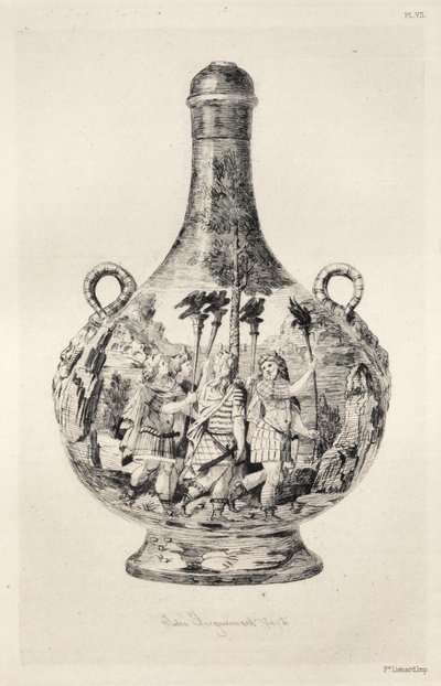 Historien om den keramiske kunsten: En beskrivende og filosofisk studie av keramikken ... Plate VIII, 187 av Jules Ferdinand Jacquemart