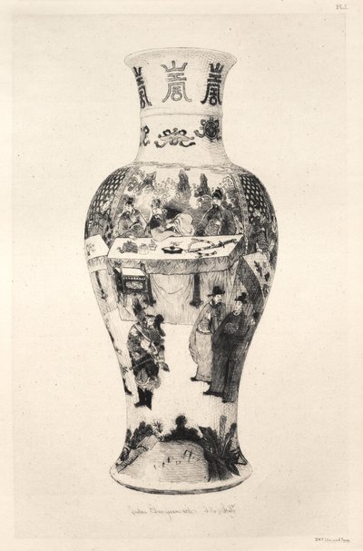 Historien om den keramiske kunsten: En beskrivende og filosofisk studie av keramikken ... Plate II, 1877. av Jules Ferdinand Jacquemart