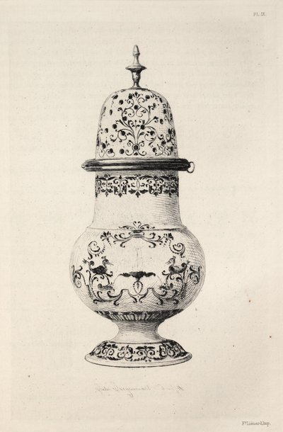 Historien om den keramiske kunsten: En beskrivende og filosofisk studie av keramikken ... Plate IX, 1877. av Jules Ferdinand Jacquemart