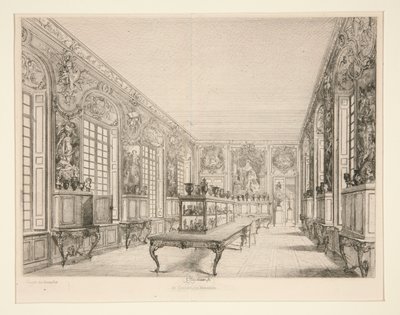 Le Cabinet des Medailles av Jules Ferdinand Jacquemart