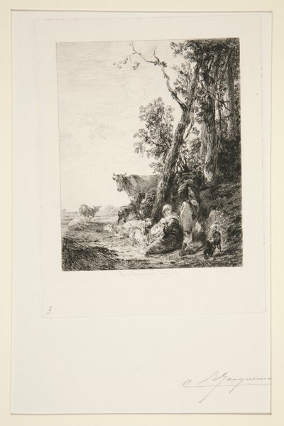 Hvile av Jules Ferdinand Jacquemart