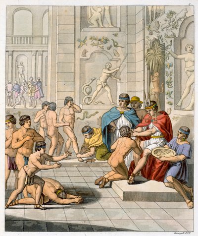 Seremoni i inkahovedstaden Cuzco, Peru, c1820-1839 av Jules Ferrario