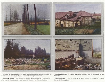 Rundt Frignicourt, Courdemanges, Courdemanges, Frignicourt av Jules Gervais Courtellemont
