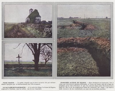 Fosse Martin, Tranchees Around Nogeon, The Calvary of Fosse Martin av Jules Gervais Courtellemont