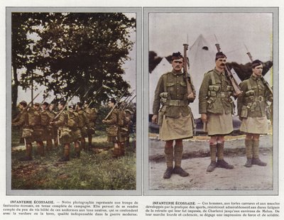 Skotsk infanteri, skotsk infanteri av Jules Gervais Courtellemont