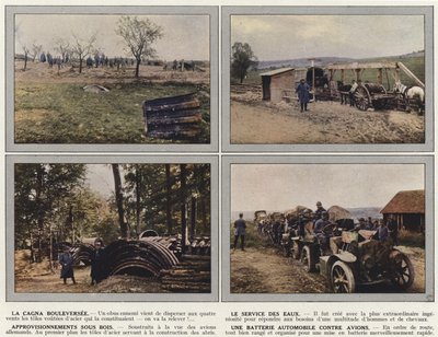 La Cagna Bouleversee, The Water Service, Wood Supply, A Car Battery Against Airplanes av Jules Gervais Courtellemont