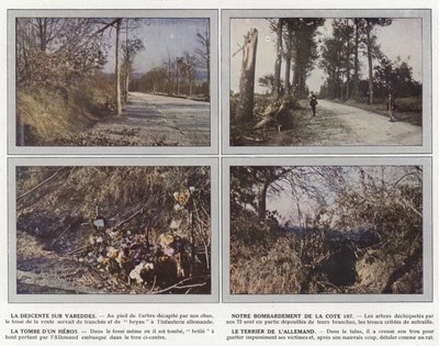 Nedstigningen til Vareddes, Vårt bombardement av Hill 107, A Hero