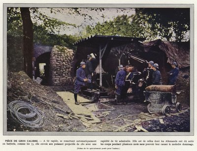 Stor kaliber stykke av Jules Gervais Courtellemont