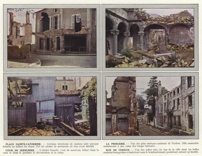 Place Sainte-Catherine, La Princerie, Cour de Serrurier, Rue de Verdun av Jules Gervais Courtellemont