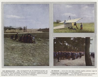 Et maskingevær, en morane, infanterikompani av Jules Gervais Courtellemont