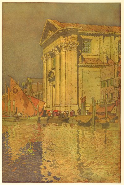 San Salvatore-kirken, Venezia av Jules Guerin