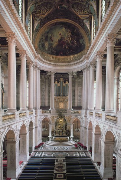 Innvendig utsikt over kapellet, 1699-1710 foto av Jules Hardouin Mansart
