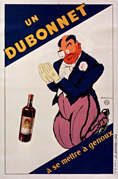 En Dubonnet å knele, 1932. av Jules Isnard Dransy