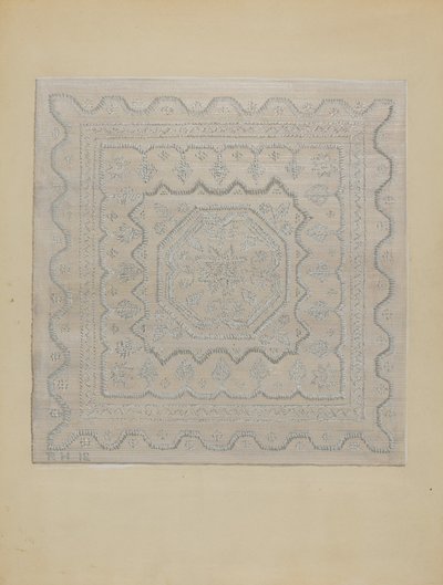 Candlewick Coverlet Woven, 19351942. av Jules Lefevere