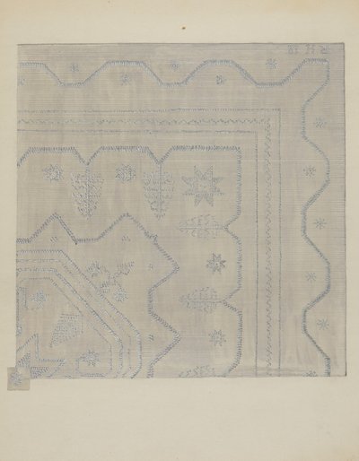 Candlewick Coverlet Woven, ca. 1936. av Jules Lefevere