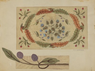 Brodert teppe, 19351942. av Jules Lefevere