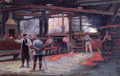 En krigsfabrikk på St. Roch av Jules Monge