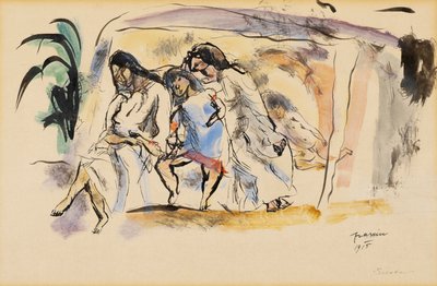 Siesta av Jules Pascin