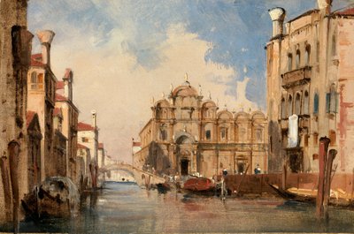 Scuola di San Marco, Venezia, ca. 1830. av Jules Romain Joyant