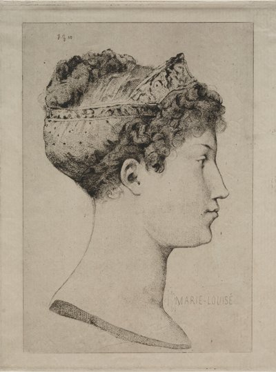 Marie Louise i profil av Jules de Goncourt