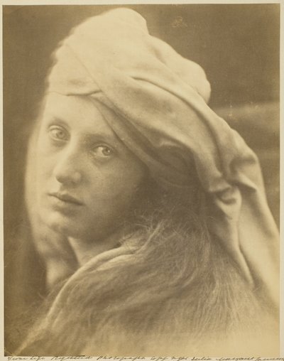 En studie av Beatrice Cenci av Julia Margaret Cameron