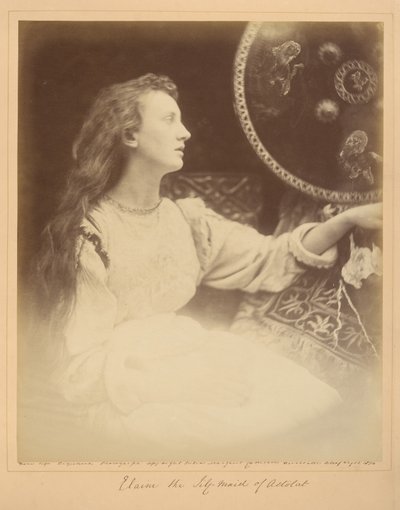 Elaine, liljejomfruen fra Astolat av Julia Margaret Cameron