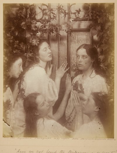 Har vi ikke hørt at brudgommen er så søt, august 1874. av Julia Margaret Cameron
