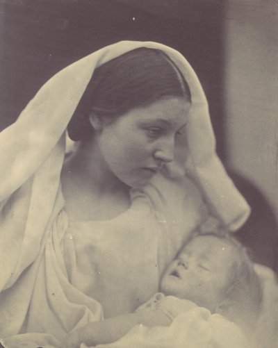 Den hvilende Madonna, 1864. av Julia Margaret Cameron
