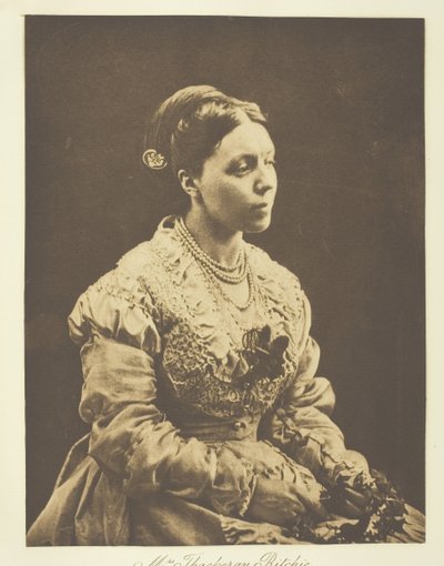 Mrs. Thackeray Ritchie, 1870, trykt ca. 1893. av Julia Margaret Cameron