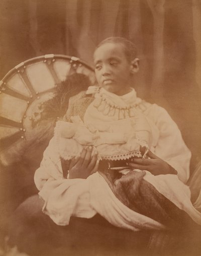 Prins Dejatch Alamayou av Abessinia, ca. 1868 av Julia Margaret Cameron
