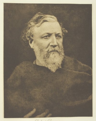 Robert Browning, 1865, trykt ca. 1893. av Julia Margaret Cameron