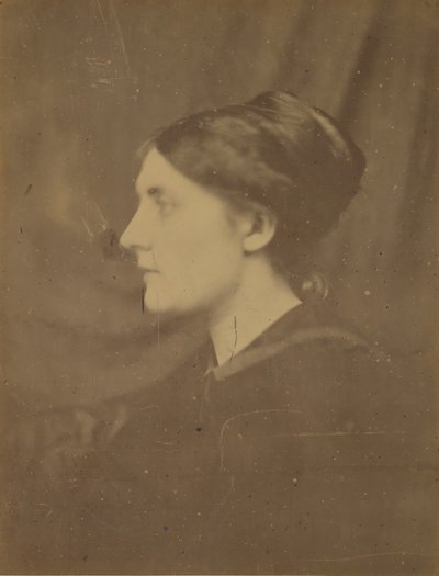[Uidentifisert kvinne i profil], 1866-68. av Julia Margaret Cameron