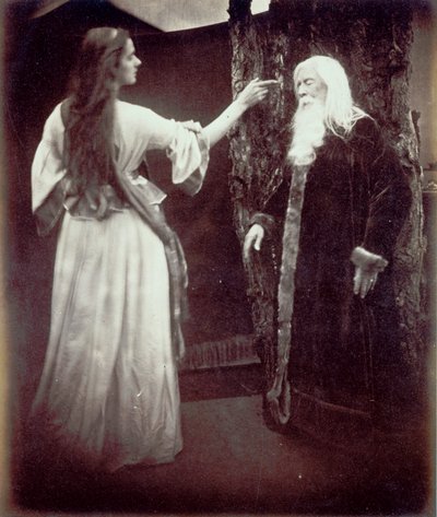 Vivien og Merlin av Julia Margaret Cameron