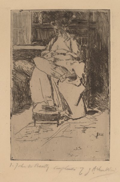 Mor og barn av Julian Alden Weir