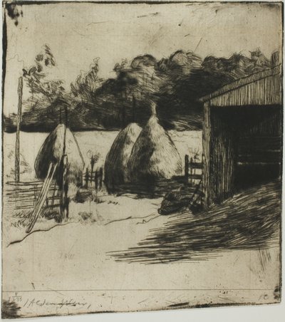 Høstakkene av Julian Alden Weir