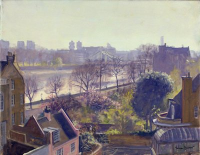 Chelsea Embankment fra Physic Garden av Julian Barrow