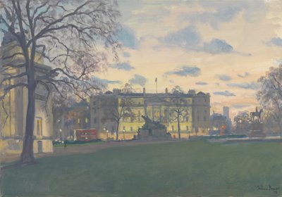 Vårkveld, Hyde Park Corner, 2010 av Julian Barrow