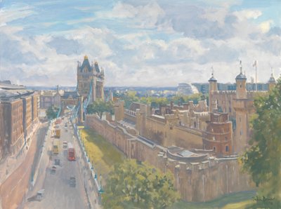 Tower Bridge og Tower of London, 2010 av Julian Barrow