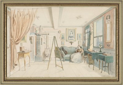 Et kunstnerstudio av Julie Bayer